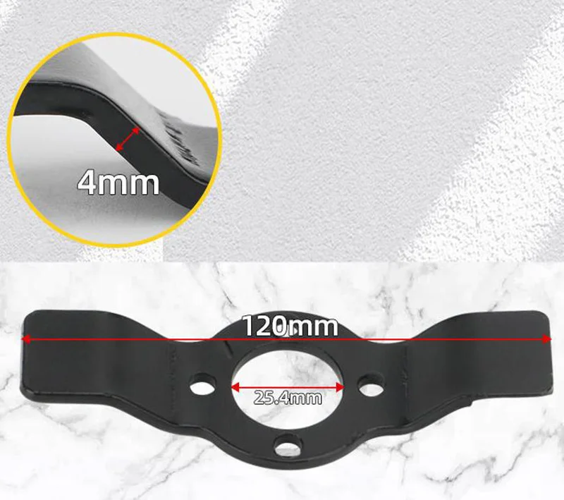 Universal Brush Cutter Blade Trimmer Head Metal Blades Trimmer Garden Grass Paddy Field Dry Land Lawn Mower Machine Tool Weed Cutter Head Lawn Mower Accessory Weed Tool Attachment