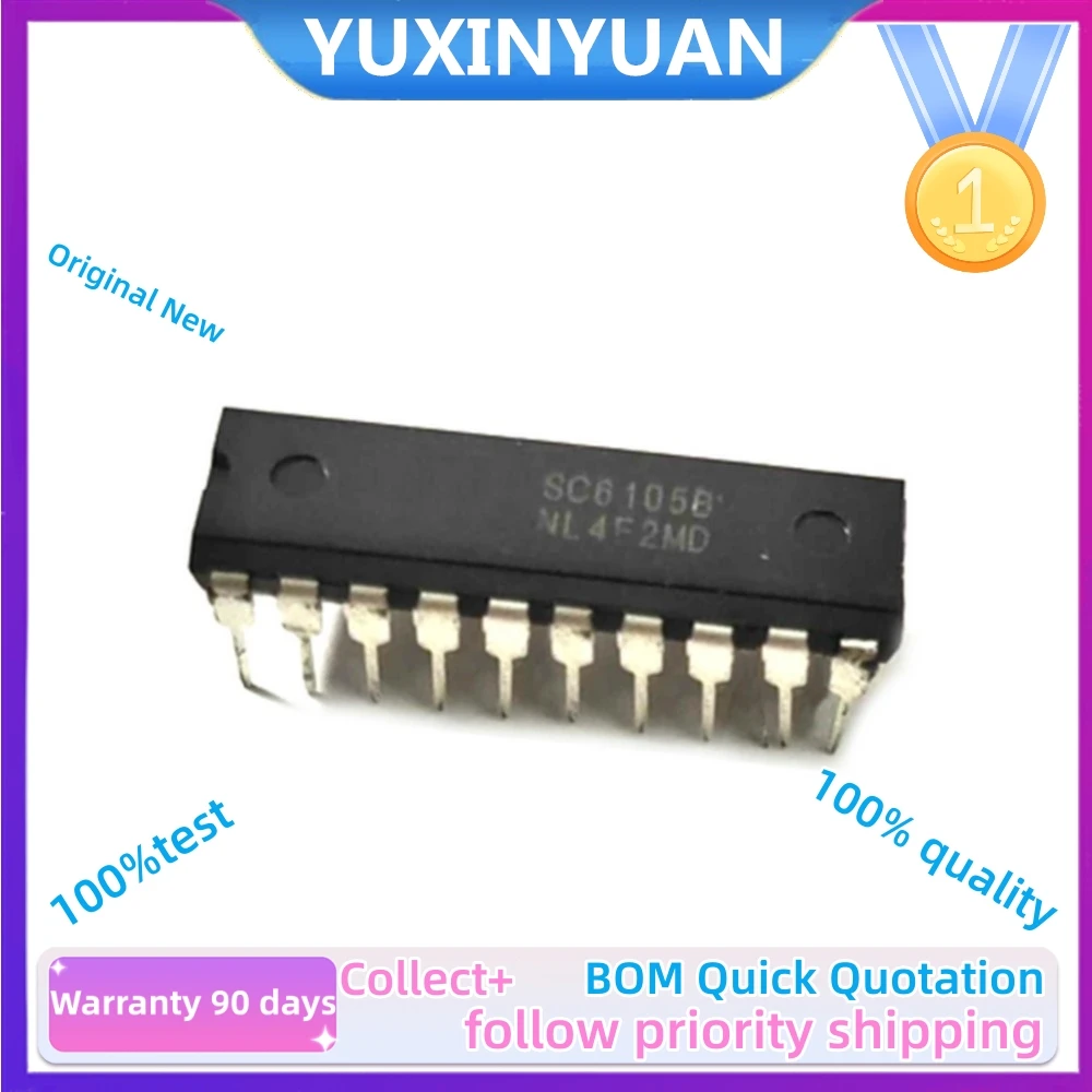 

10 шт. и Nwe оригинальный SC6105B SC6105 6105B 6105 DIP IC YUXINYUAN в наличии 100% тест