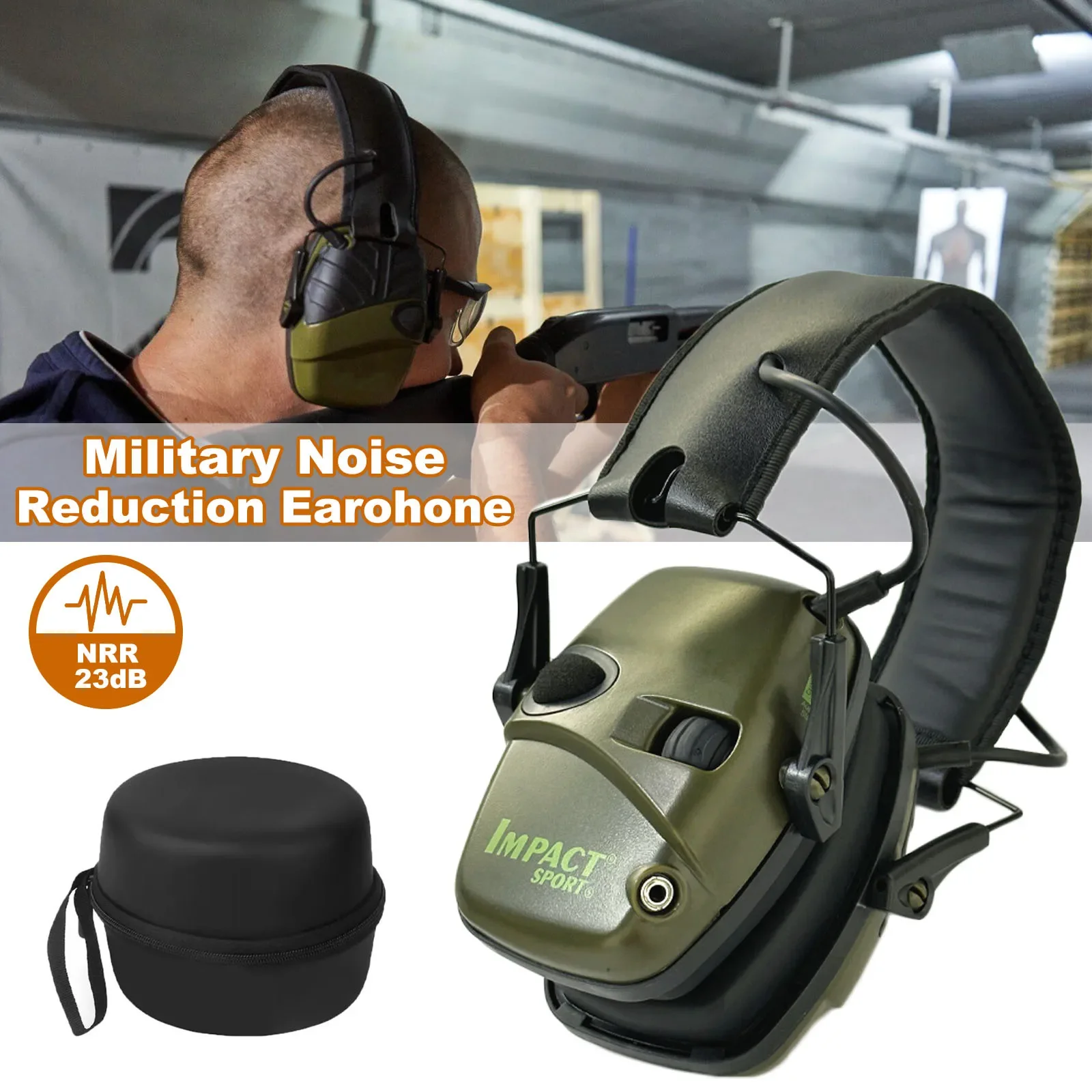 Shooting Headset Headphones Hearing Protection Ear Protect Noise Reduction Active Hunting tactical headset