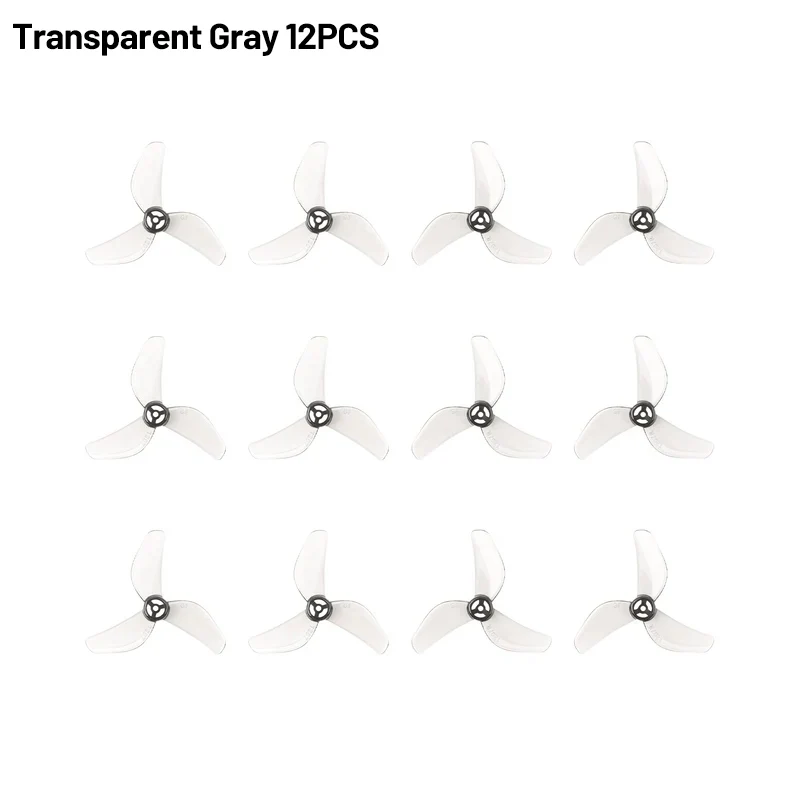 Hélices Gemfan 1207 31mm 3 pales pour micro drone course