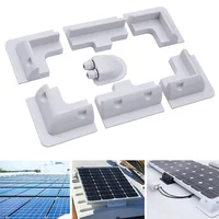 1 ensemble de supports de montage pour panneaux solaires photovoltaïques, supports d'angle pour modules PV, pour caravanes, camping-cars, bateaux, yachts, motorhomes 1