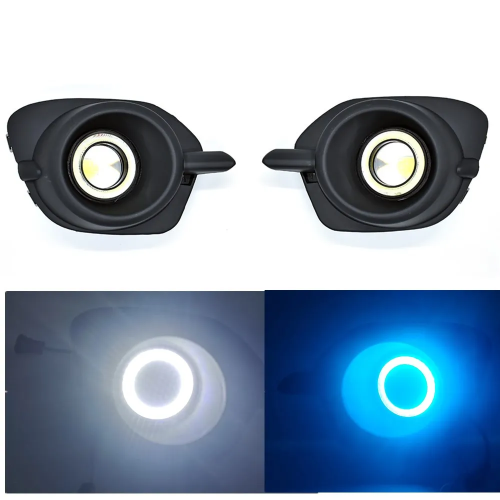 

Светодиодные противотуманные фары с ДХО и указателем поворота для Mitsubishi Pajero Sport 2013 2014 2015, автомобильные аксессуары, фары дальнего света