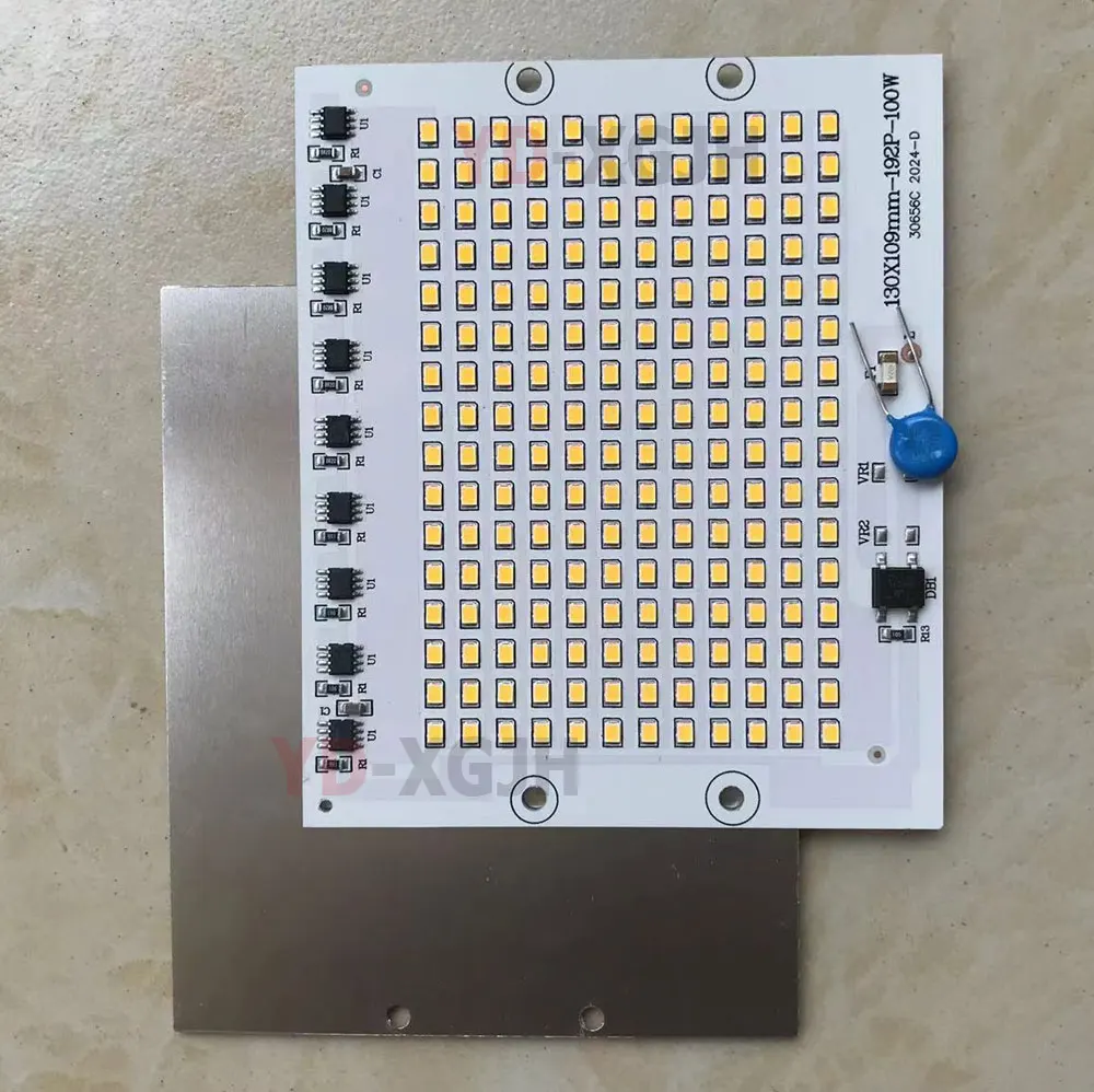 AC220V IC 드라이버 LED PCB LED 투광등 모듈 알루미늄 플레이트 화이트 6000K SMD 2835 (20W 30W 50W 100W 램프용)