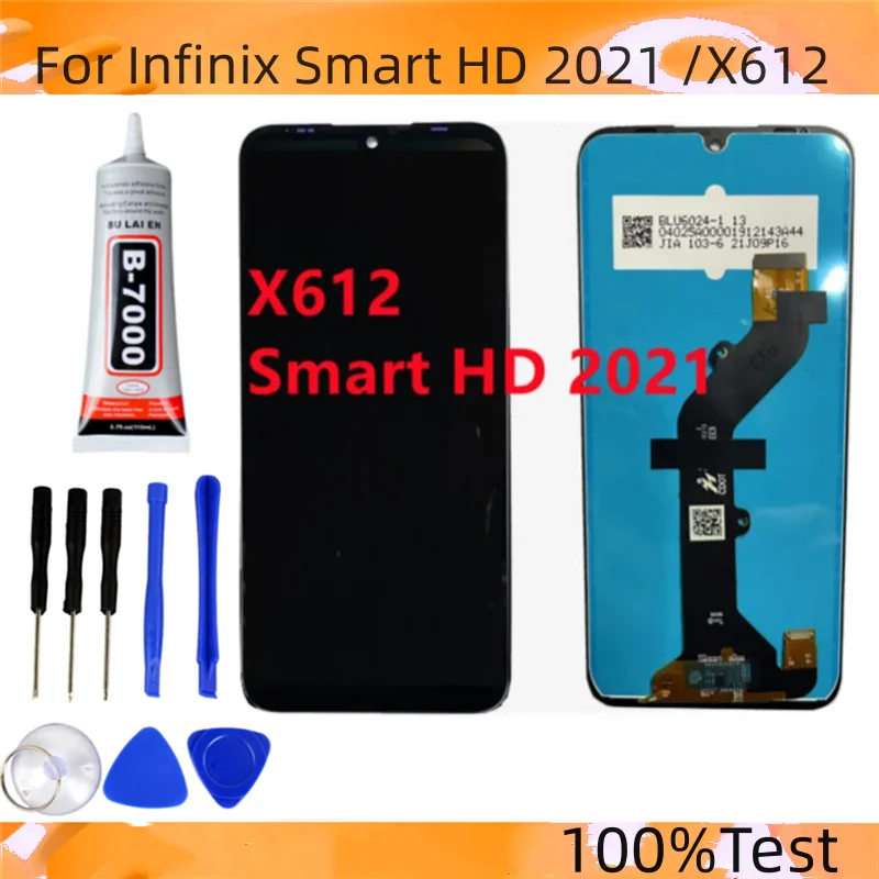 

100% протестированный Оригинальный ЖК-дисплей для Tecno Smart HD 2021 для SmartHD 2021 X612, детали для ремонта