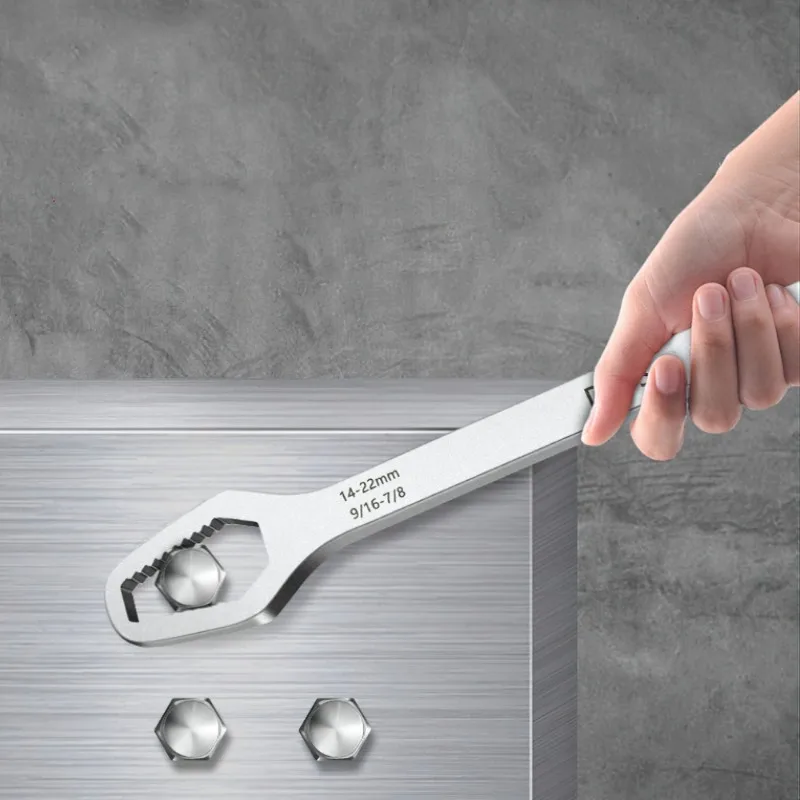 

1PC Double Head Wrench Self-adjusting Screws Dismantling Universal Hand Repair Tools for Car Motorcycle Bicycle Repairing Wrench