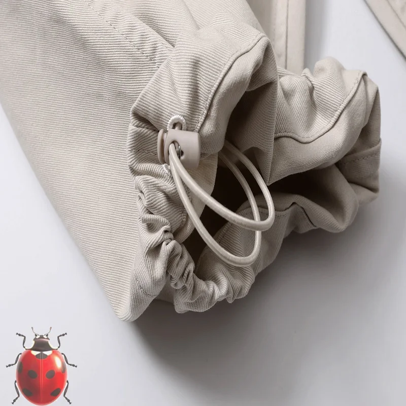 Japanese WOODENhea Wide Leg Pants Solid Color Trackpants Men Women Loose Casual Sweatpants Trousers Cuffs Drawstring Adjustable