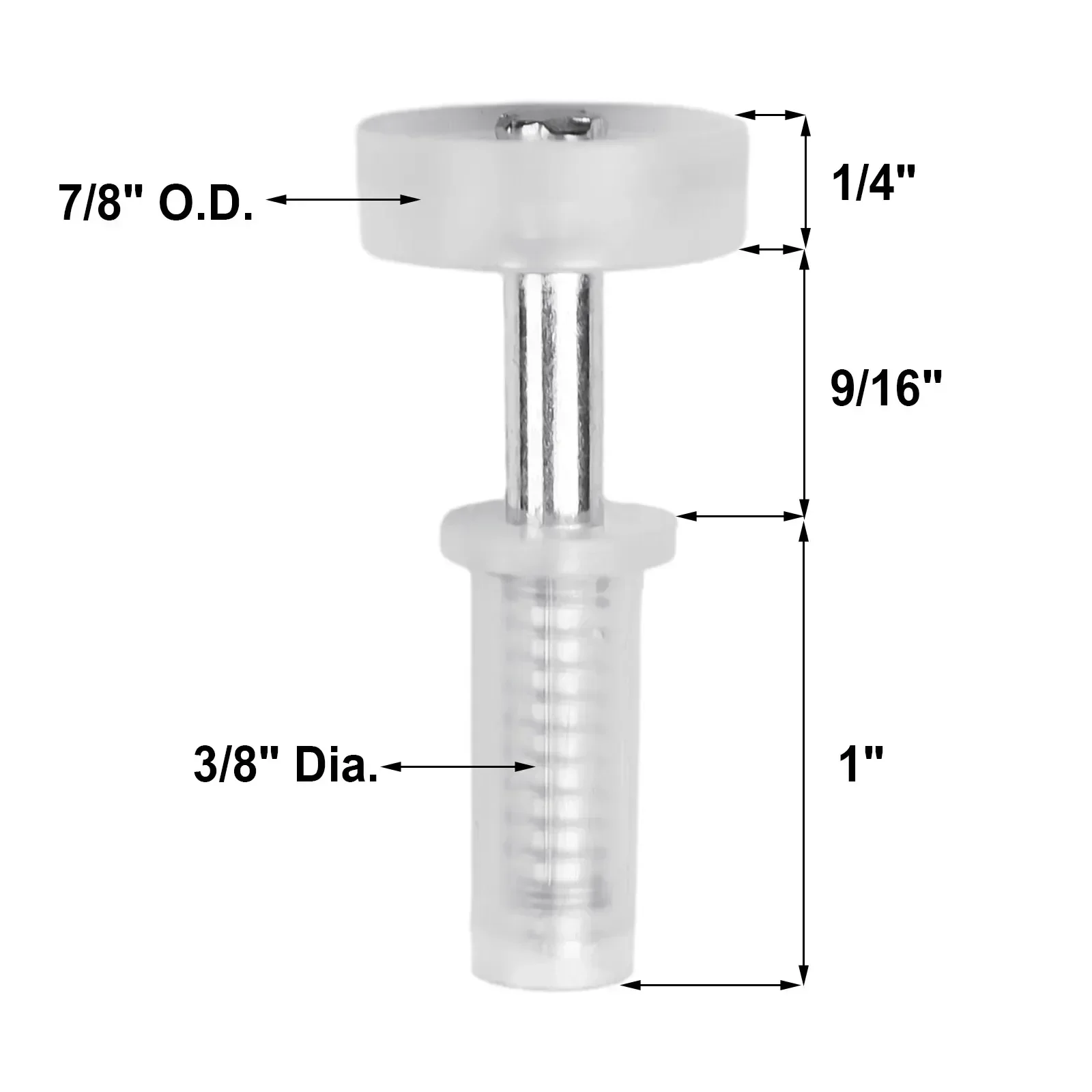 4PCS Bi-fold Door Top Guide Wheels Plastic For Closets Pantries Cabinet Door Hardware Repair Parts Top Pivot Hinge