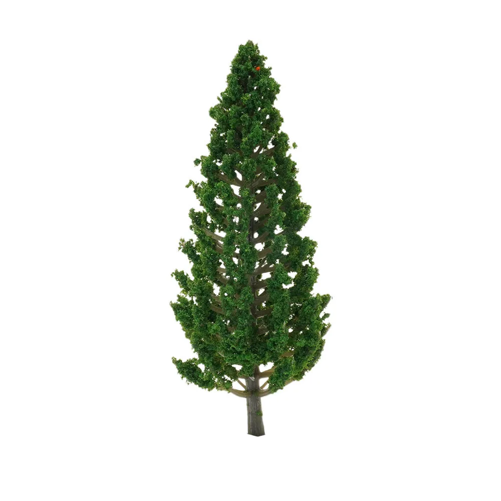 

Green Complete Trees 10pcs Accessories Decor For Scale Model Pine Plastic Railway Trees Useful Durable Practical