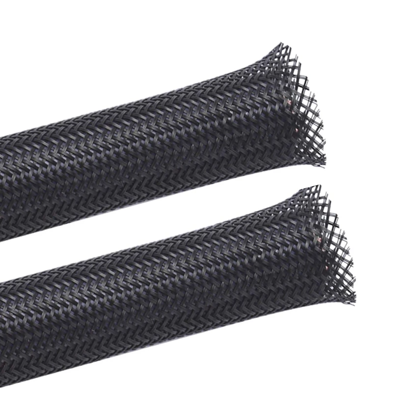 Cable Sleeve Length 1/5/10m Insulated Braided Sleeve Data Line ...