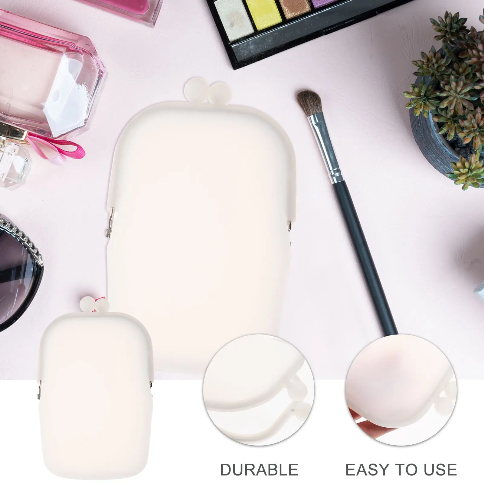Small Size Silicone Coin Purse Women Wallet Keychain Holder Travel Pouch Handbag ganizer Money Bag Coin Purse For Wallet