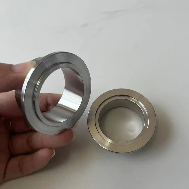 V Turbo Maschio Flangia Maschio Flangia Kit Flangia Morsetto V-band 2,75 Pollici Tubo Di Scarico Turbo 2 Pezzi In Acciaio Inossidabile Valvole Di Scarico - Foto 2