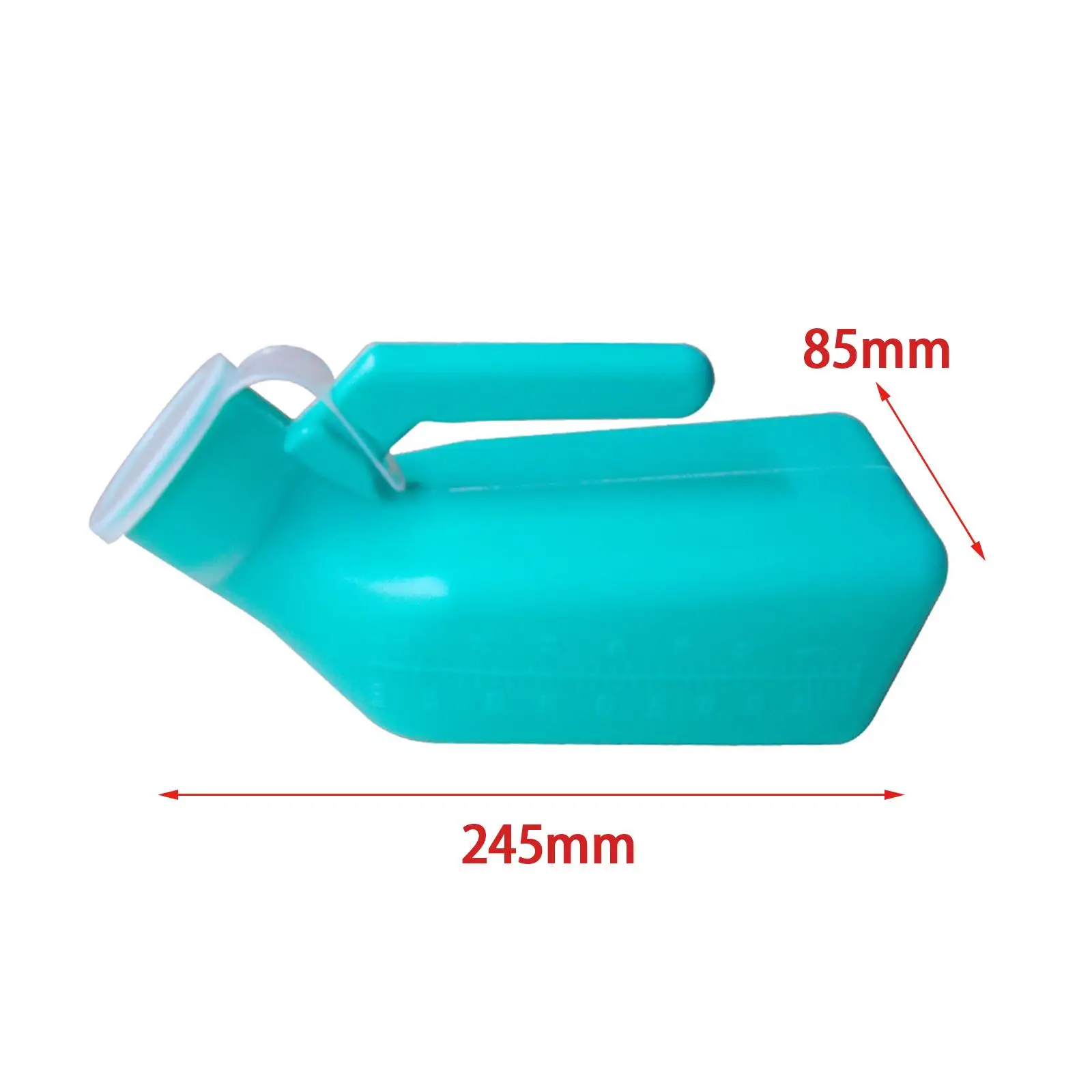 1000ml Male Urinal with Scale Pee Holder Container Incontinence Jar Portable Urine Bottle Leakproof Urinary Container Home