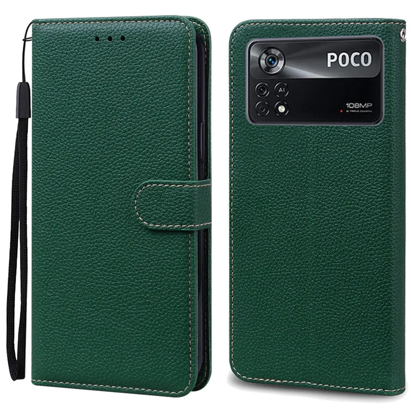 Elegant Leather Flip Wallet Cover - Premium Protection and Style