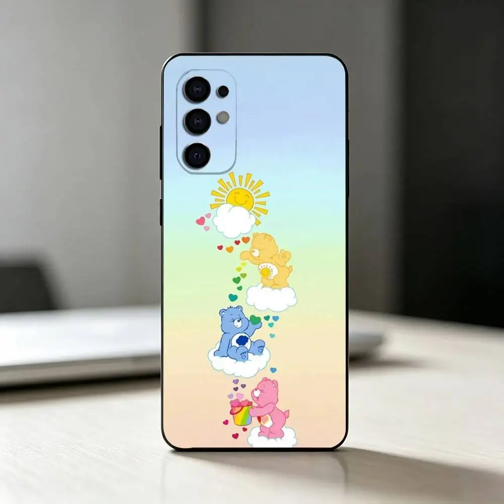 Charming C-Care Bears Soft Silicone Black Phone Case
