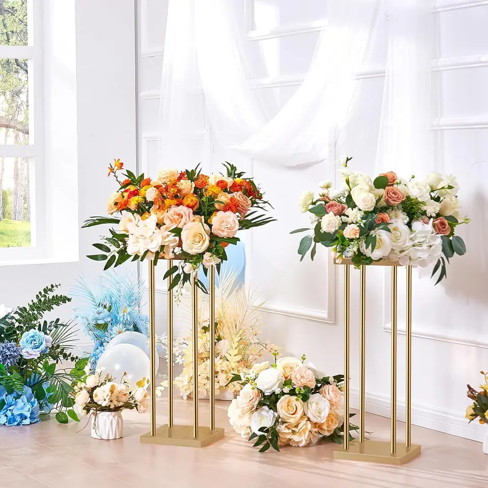 Gold Flower Stand Centerpieces for Weddings and Events