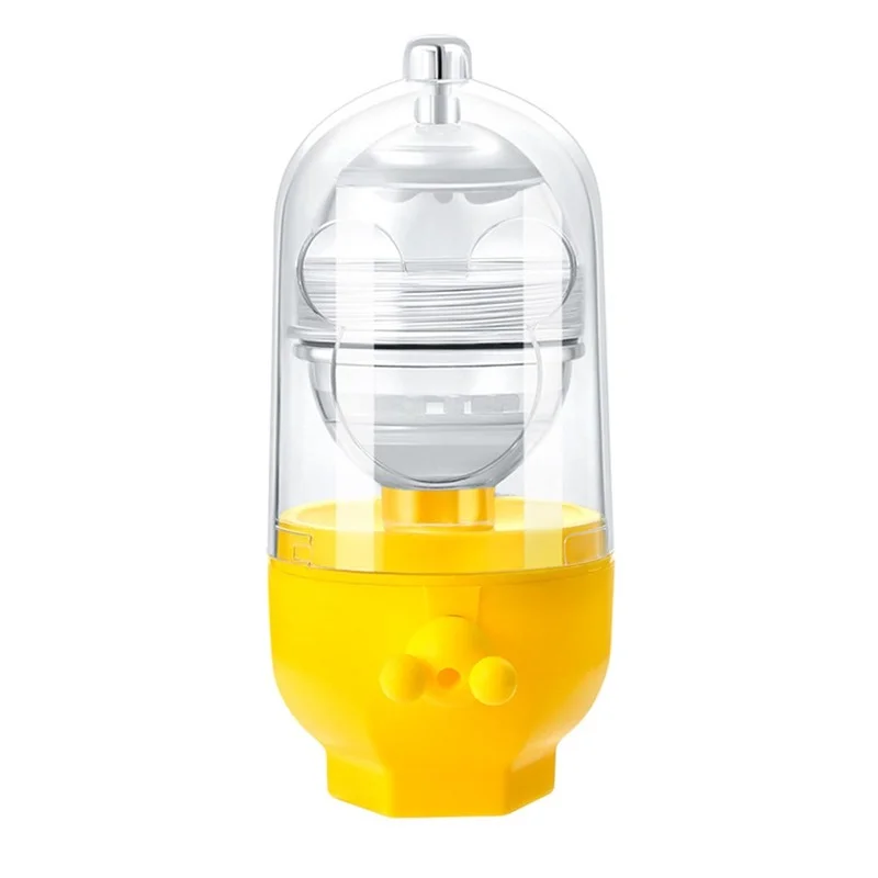 Egg Beater Egg Yolk Mixer Hand Powered Golden Egg Maker Inside Mixer Kitchen Cooking Gadget Portable Egg Cooker Tool Scrambler Shaker