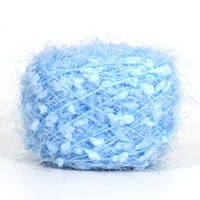 50G Special Rainbow Hand Knitting Crochet Bean Yarn Gold Silver Wool Thread For Baby Lady Scarf Sweater Glove Bag Hat DIY 2