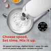 Stand Mixer Pro,600W 10-Speed Electric Mixer with Digital Interface,7.4-Qt Stainless Steel Bowl,Dishwasher Safe Whisk 3