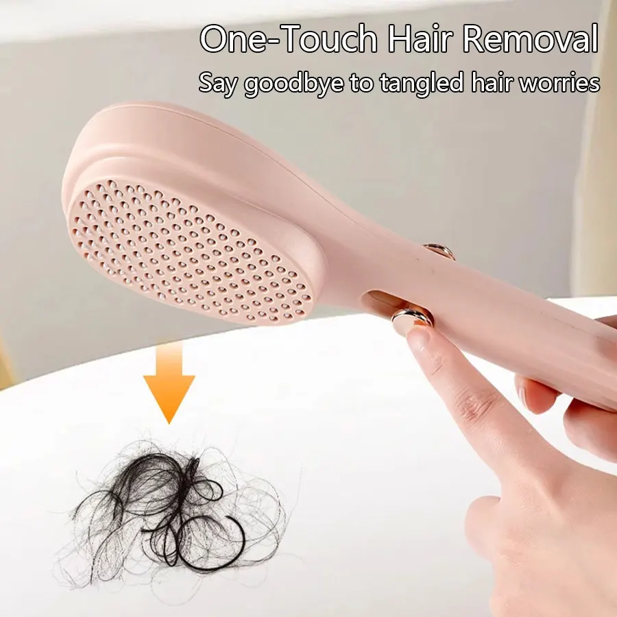 스트레칭 헤어 빗, 매직 빗, 마사지 빗, 곱슬머리 스타일링 빗, 머리 정리, 정전기 방지, 휴대용, 푹신한 두피