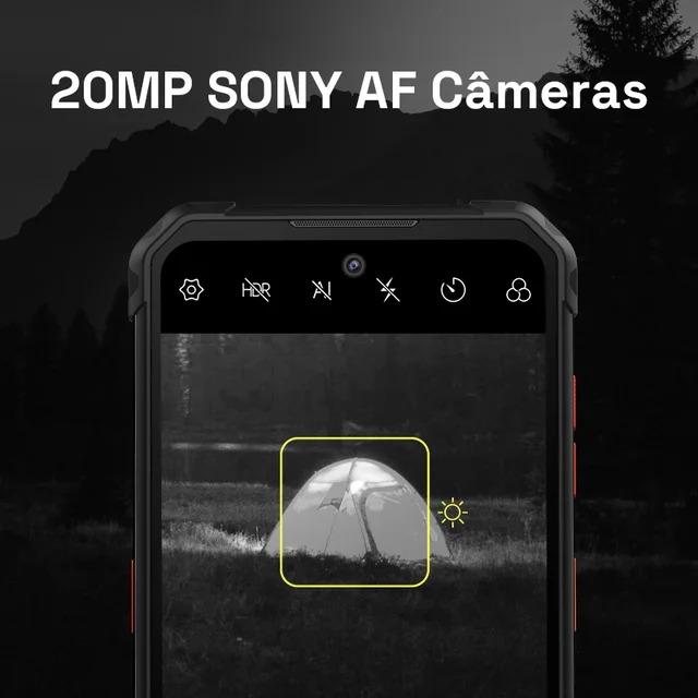 IIIF150 Air1 Pro wytrzymały telefon 6.5 "FHD + wyświetlacz 48MP + 20MP AF kamera noktowizyjna Smartphone 5000mAh telefon Android 12 z NFC 4