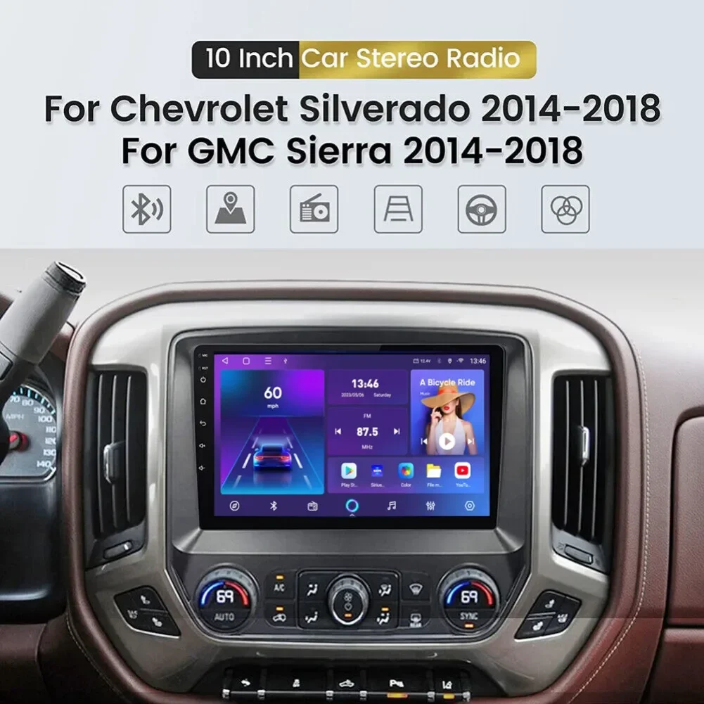 Car Radio Multimedia Stereo Player WiFi GPS Navigation