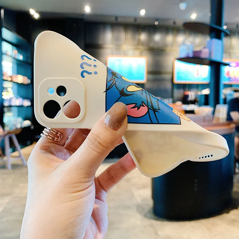 Cartoon Cute Cat Mouse Cases For iPhone 13 12 Pro Max Mini 11 Pro Max X XR XS MAX SE 2020 8 7 6 6S Plus 5 Silicone Phone Cover