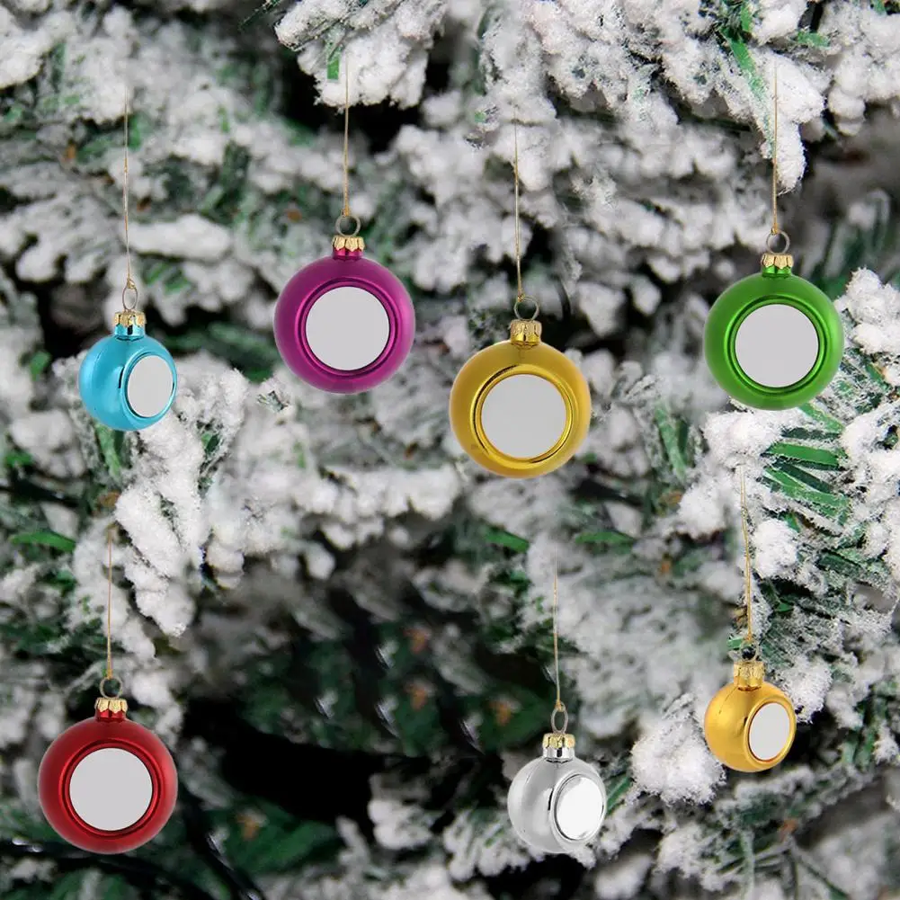 

Practical Bright Color Unbreakable Xmas Tree Decoration Ball Pendant Christmas Hanging Ball Christmas Color Ball