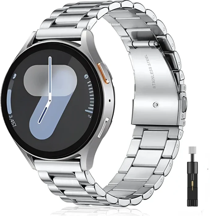 Durable 20mm Stainless Steel Metal Watch Strap Bracelet