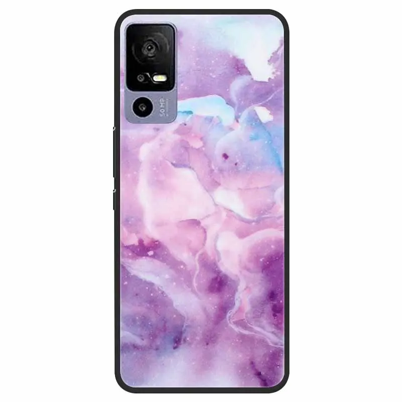 Elegant Marble TPU Silicone Case - Fashionable Protective Cover