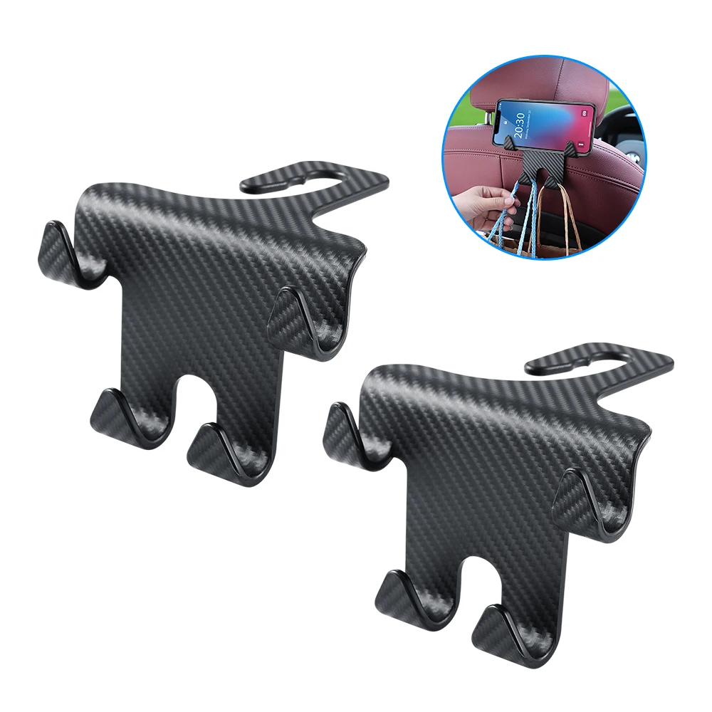 Car Seat Headrest Hook Mobile Phone Holder for Toyota Aygo Belta Blade Brevis Caldina XV30 Land