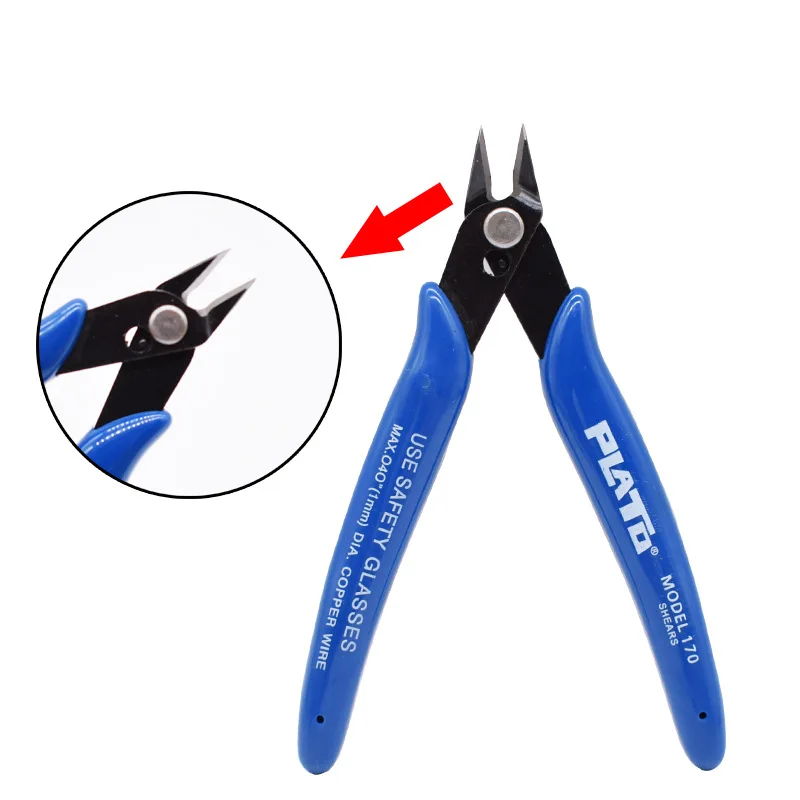 Diagonal jaw pliers 5 inch 170 electronic cutting pliers up to model pliers Ruyi pliers water jaw pliers high quality mini plier