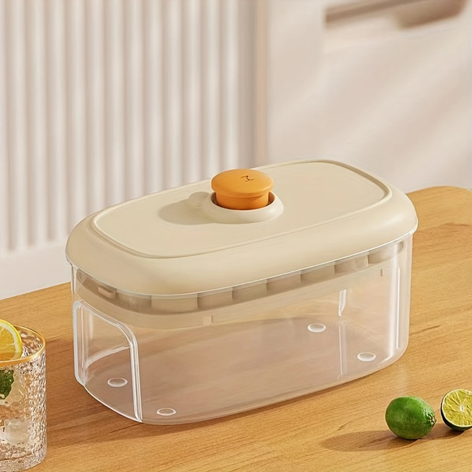 Multi-Compartment 2-In-1 Ice Cube Tray With Lid-28/56 Compartments, Easy Press & Release, Bpa-Free Plastic, Perfect For Free