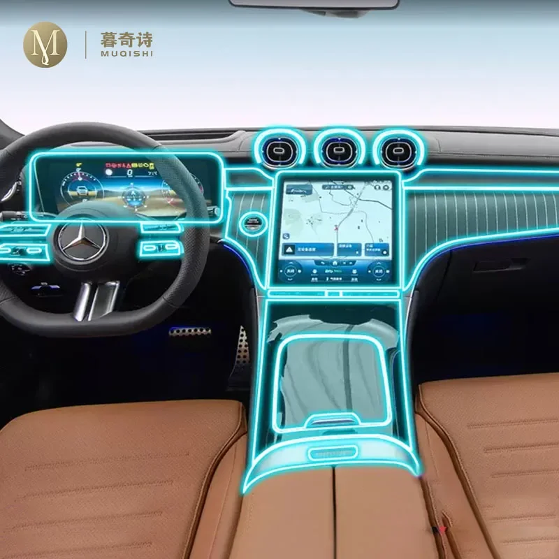 BROTECT Schutzfolie für Mercedes-Benz GLC X254 GPS Navigation 2023,  Displayschutzfolie, Folie matt entspiegelt