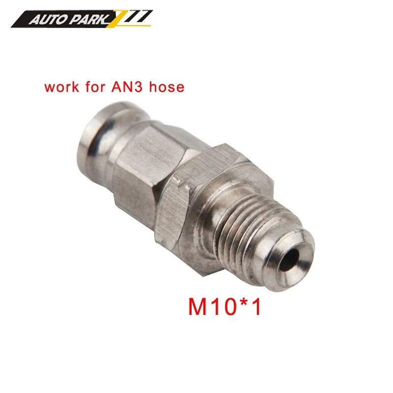 AN3 Motorcycle Hydraulic Brake Oil Hose Line Banjo Fitting m10x1 stainless Steel 10mm brake oil connector