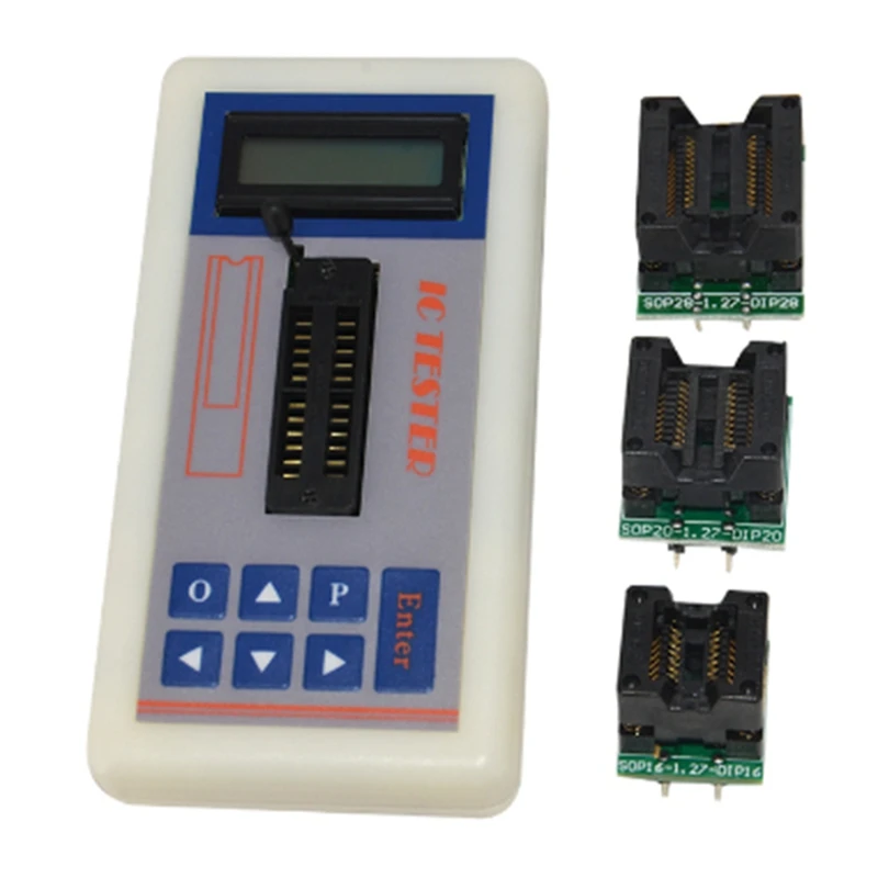 

1Set Professional Integrated Circuit Transistor Tester Online Maintenance Digital LED Transistor IC Tester (B)