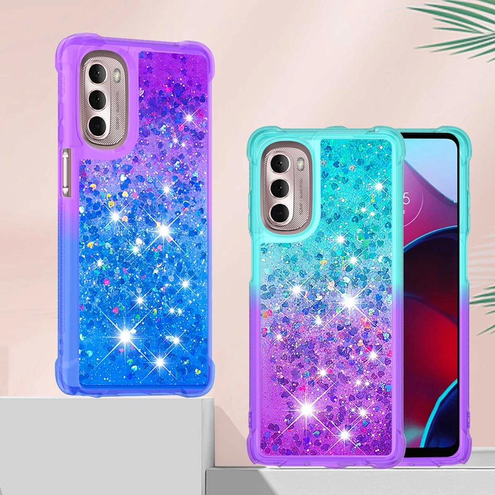 3D Glitter Bling Dynamic Liquid Quicksand Phone Case