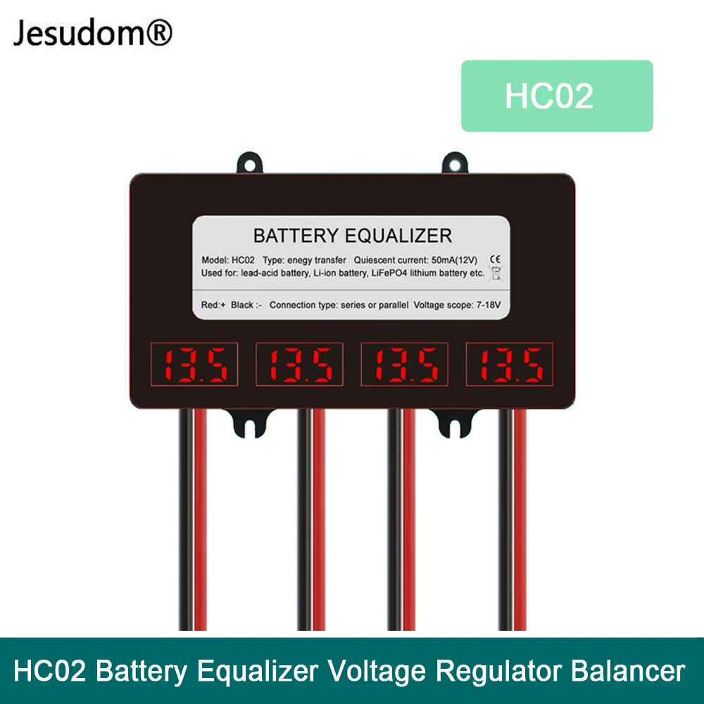 12v Lithium Battery Equalizer Balancer Battery Charger 4 Batteries