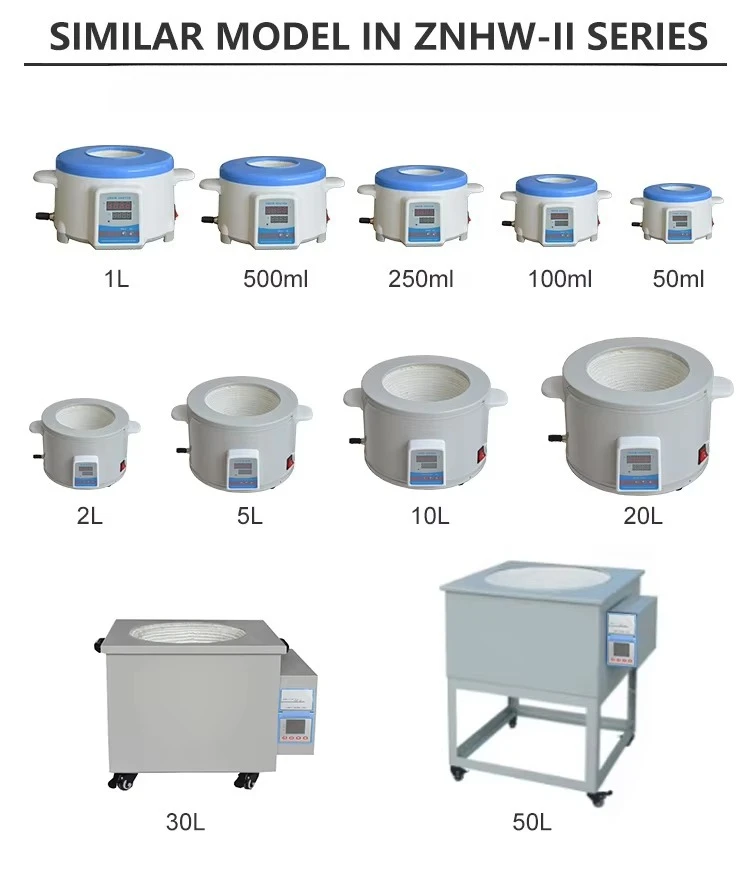 Digital Display Heating Mantle for Laboratory 250ml-2000ml Capacity without Agit