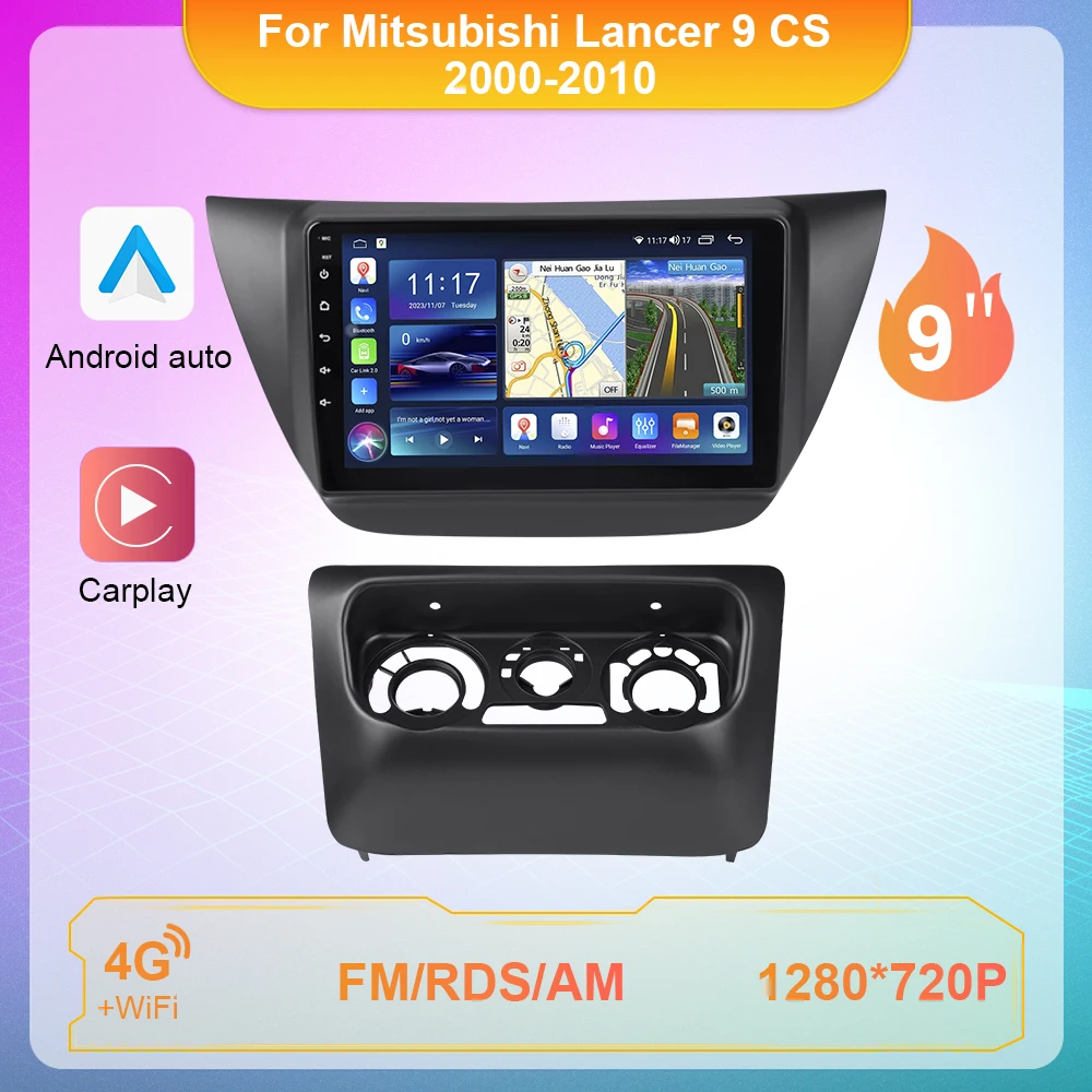 

2Din Car Radio Player For Mitsubishi Lancer 9 CS 2000-2010 Central Multimidia Android 10.0 Carplay DSP Auto NAVI GPS Autoradio