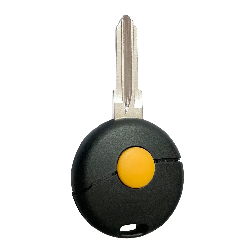 1 Button Remote Car Key Shell for Mercedes Benz Smart Fortwo 1998-2012 Auto Key Case Cover Replacement with Uncut Blade