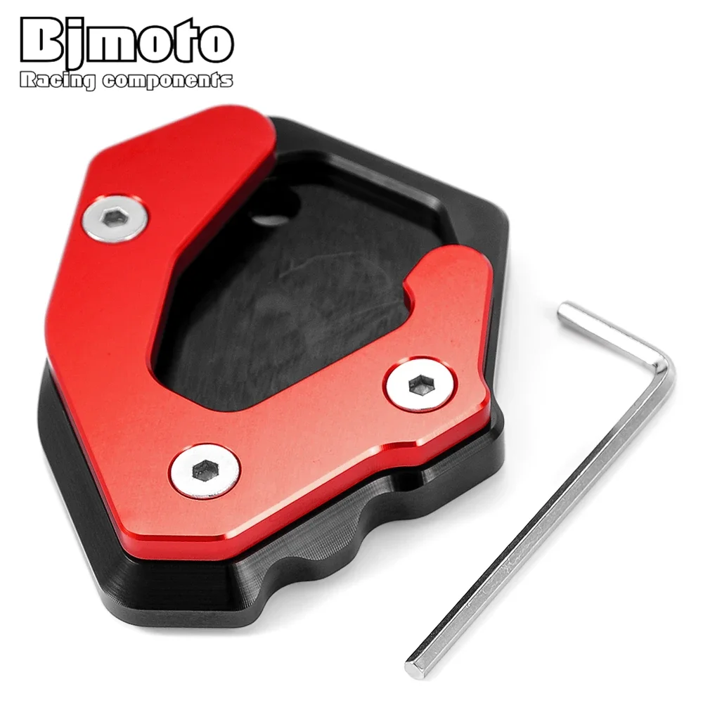 

CNC Kickstand Foot Side Stand Extension Pad Support Plate Enlarge Stand For Benelli BJ500 BJ300GS Leoncino 500 Motor Accessories