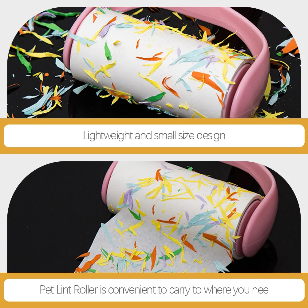 

Practical Lint Roller Multifunctional Fur Remover Convenient Lint Remover Hair Fur Roller 60pcs Per Roller