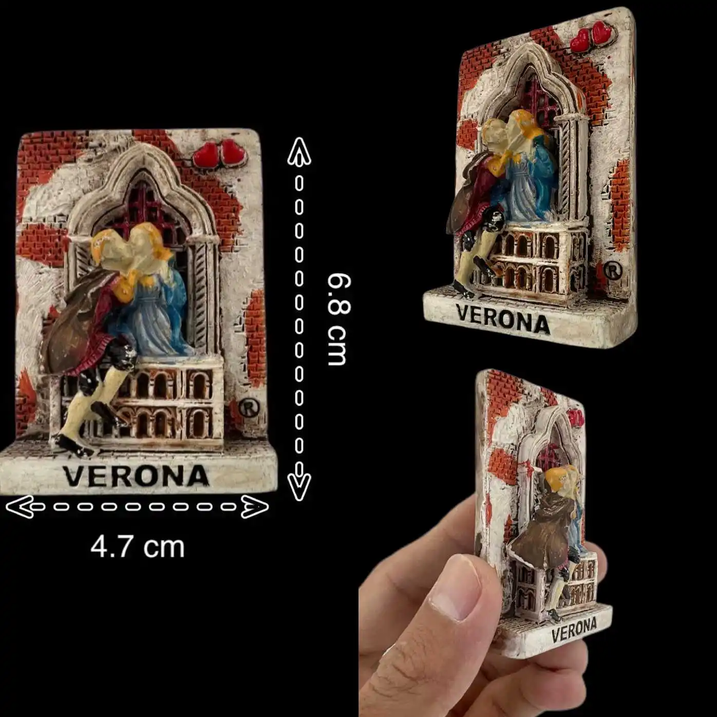 Imán Para Nevera De Alemania, Recuerdo Turístico, Decoración Creativa 3D