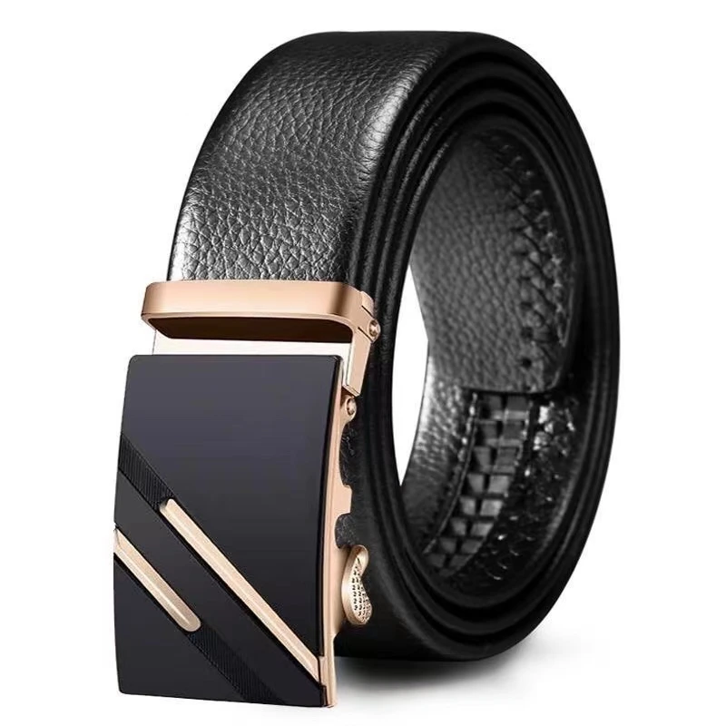 

Men Belt Male Genuine Leather Belt Men Strap Belts For Men Automatic Buckle Black Men's Belts Cummerbunds cinturon hombre