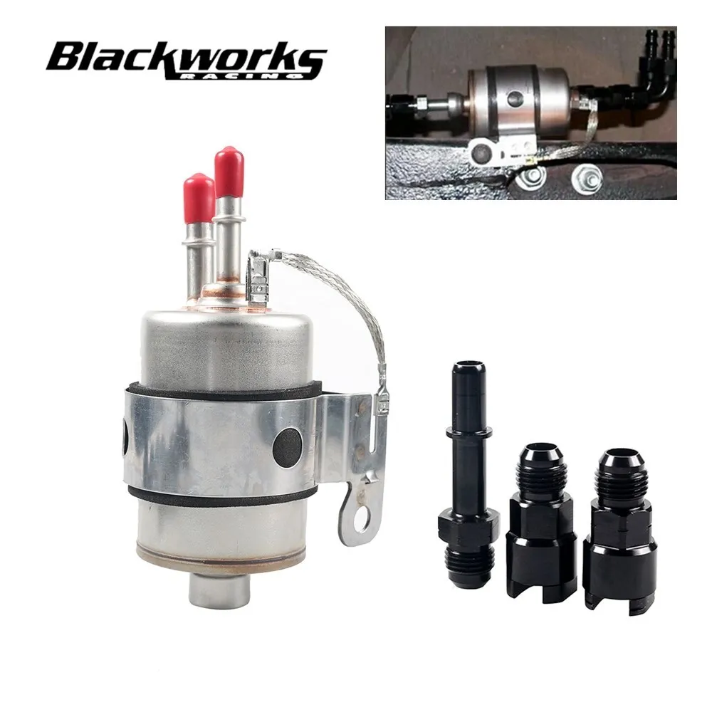 Auto Retrofit Lega Metallo Filtro Carburante/Regolatore Ritorno Adattatore Sistema Carburante Ls Swap/Conversione Efi Facile Da Installare Argento