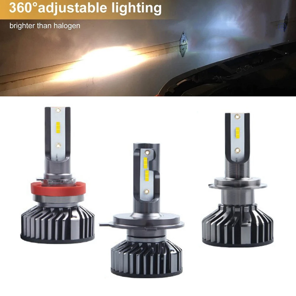 

2pcs LED Car Lights 12V 3000K 4300K 6000K Automobile LED Headlights LED Car Lights Headlight Bulbs Accessories