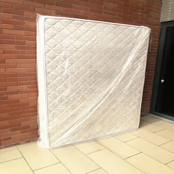 Borsa per imballaggio per materasso con stoccaggio in movimento addensato Borsa in plastica per imballaggio per materasso trasparente a prova di umidità e polvere