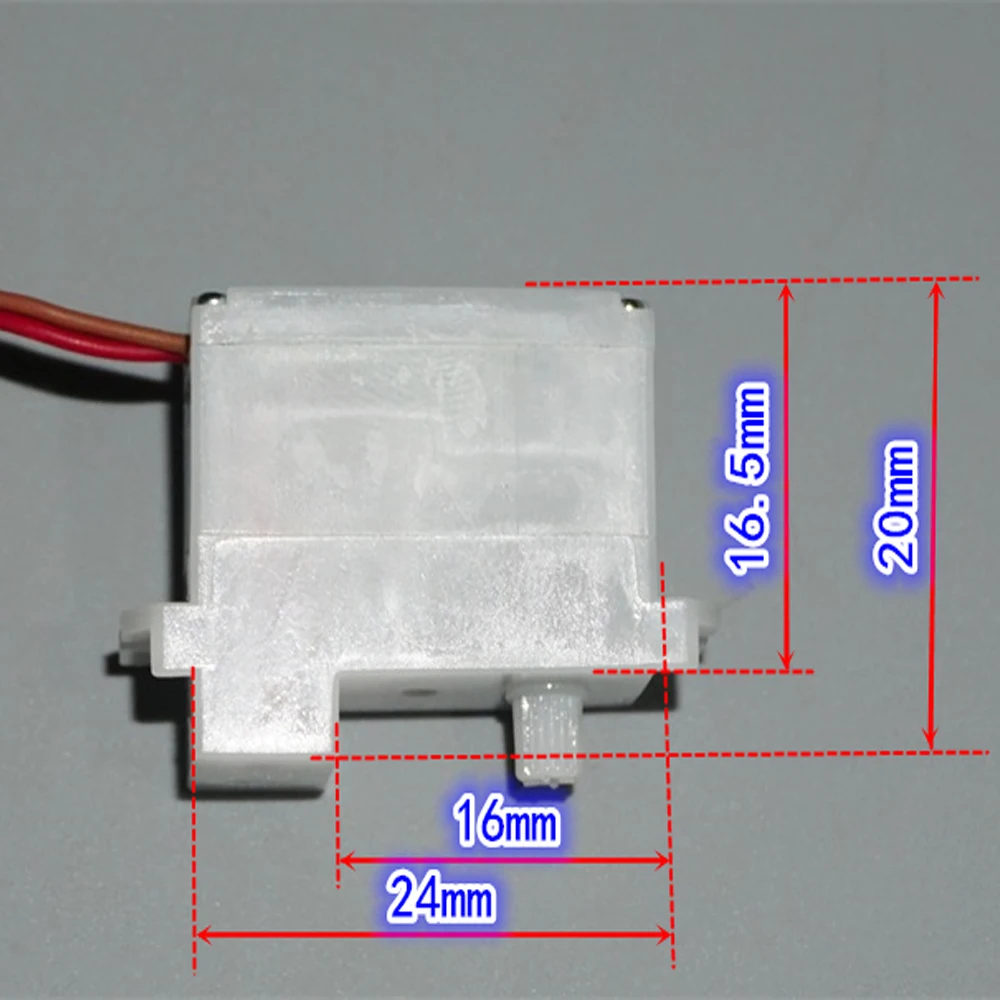 Servomoteur Micro 6g 3V/6V avec Bras ou Engrenage pour RC