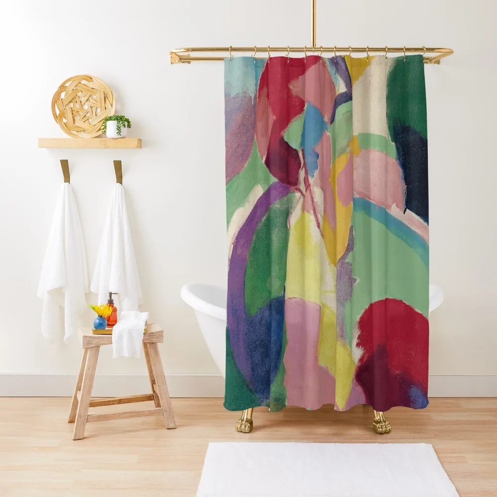 

Robert Delaunay - La Parisienne - Art Poster Shower Curtain In The Bathroom Shower Sets For Bathroom Bathtub Curtain