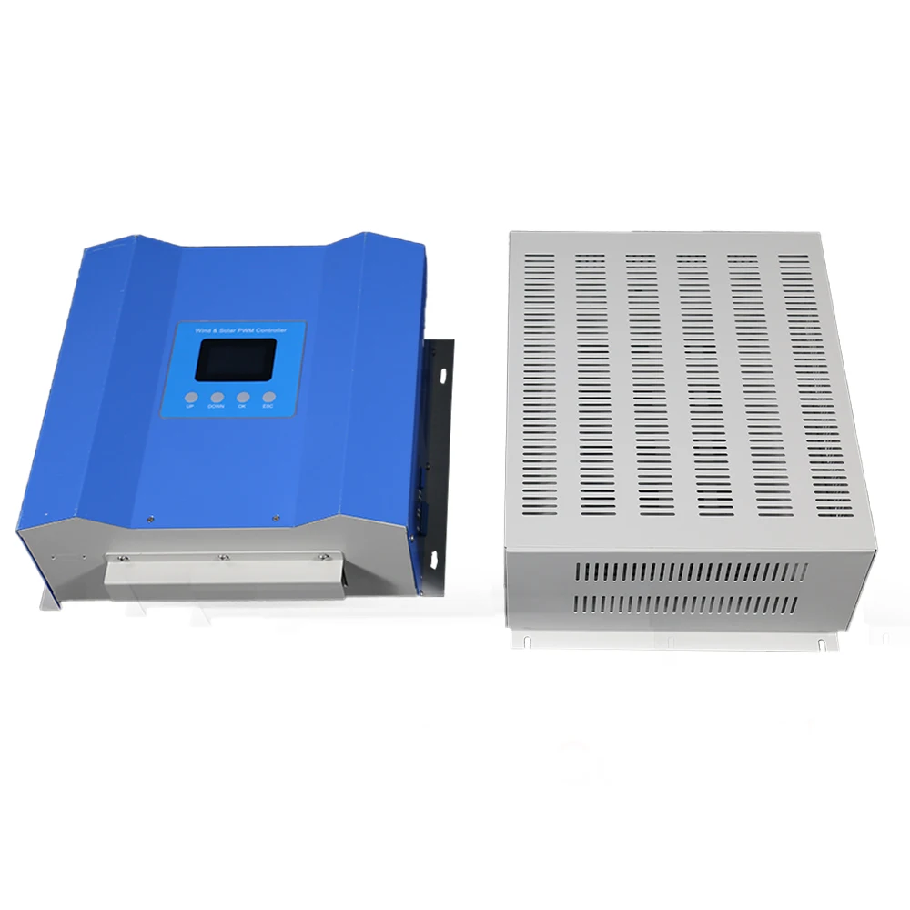 

High quality 1000w 48v LCD screen PWM wind solar hybrid charge controller off grid gel battery with dump load